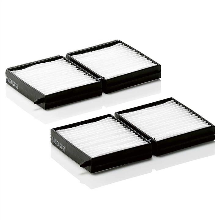 Mann-Filter CU 2033-2 Cabin filter CU20332 CU20332 Mann-Filter Cabin filter