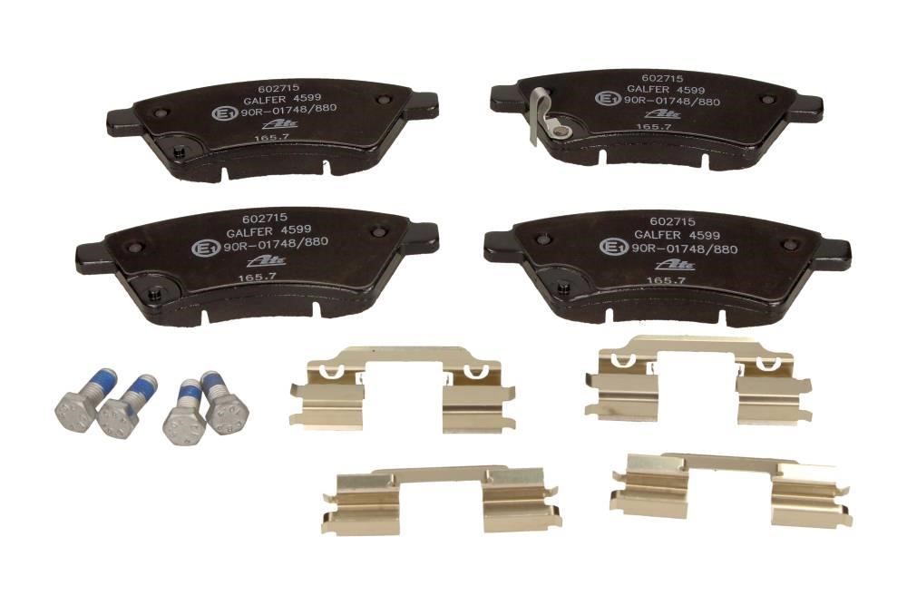 Disc brake pad set Suzuki SX4: 13046027152 Ate Brake pad set