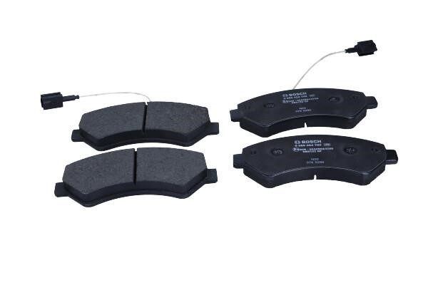 Disc brake pad set Peugeot Boxer: 0986494799 Bosch Brake pad set