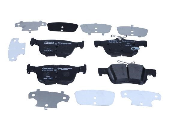 Disc brake pad set Ford USA Edge: 0986494839 Bosch Brake pad set