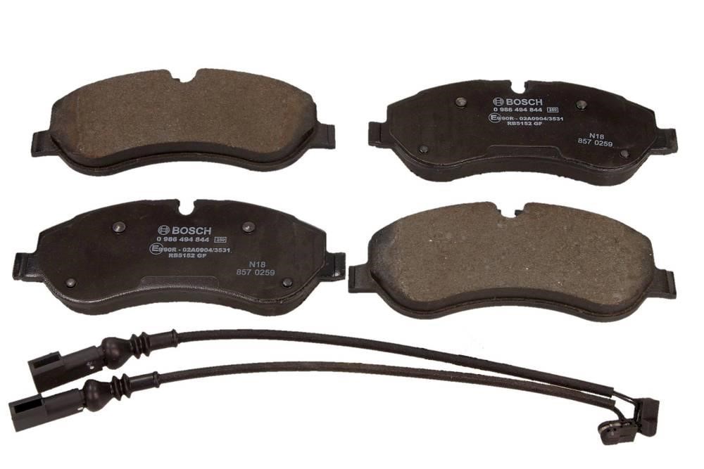 Brake spare parts Ford: 0986494844 Bosch Brake pad set