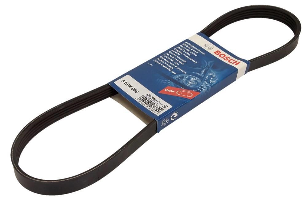 Drive belt Hyundai i20: 1987946148 Bosch Poly-V belt 5PK898