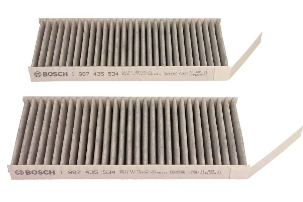 Cabin air filter Renault Latitude: 1987435534 Bosch Cabin filter with activated carbon