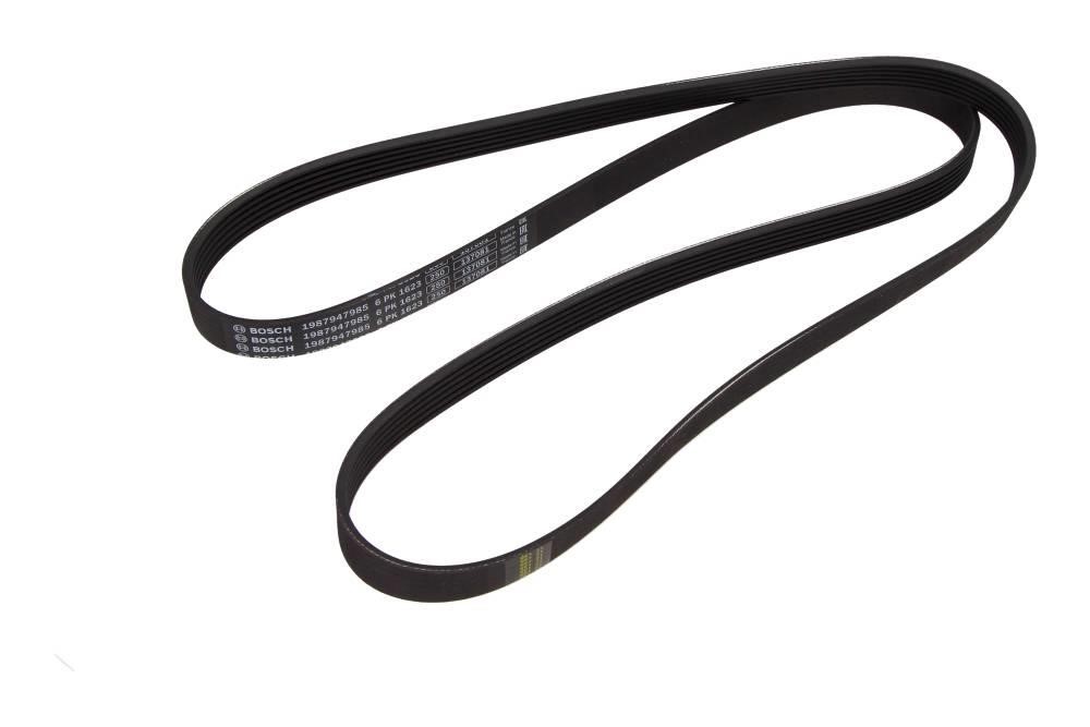 Drive belt KIA Pro Cee'D (Kia Pro Cee'D): 1987947985 Bosch Poly-V belt 6PK1623
