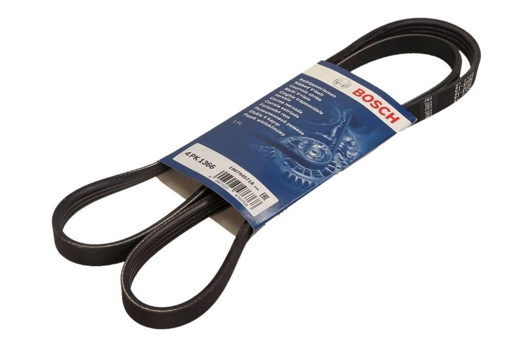 Aux belt Ford S-Max: 1987945718 Bosch Poly-V belt 4PK1366