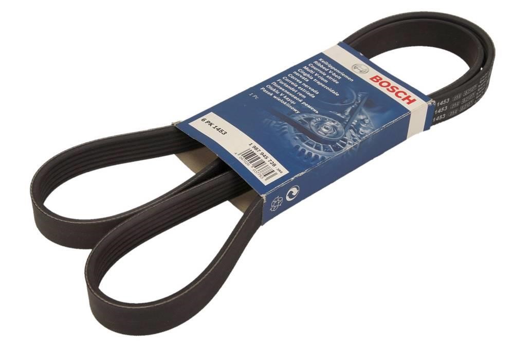 Drive belt Fiat 500: 1987945728 Bosch Poly-V belt