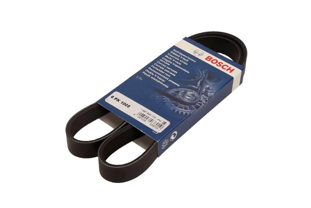 Alternator belt Cupra: 1987945730 Bosch Poly-V belt