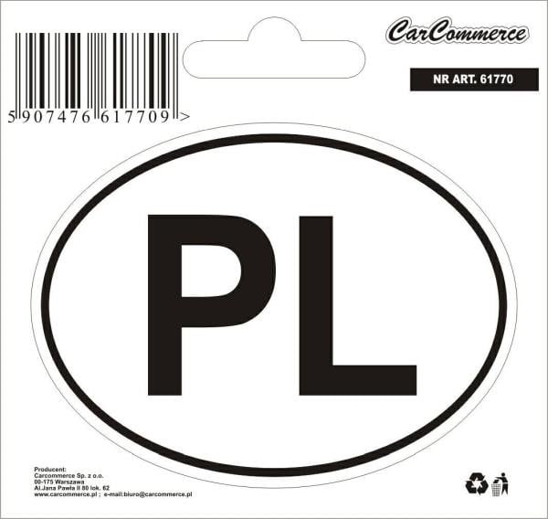 61770 Carcommerce Sticker "Pl"