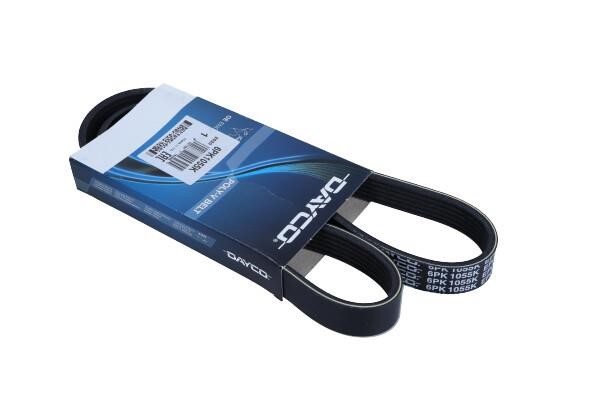 Aux belt Peugeot 2008: 6PK1055K Dayco Poly-V belt