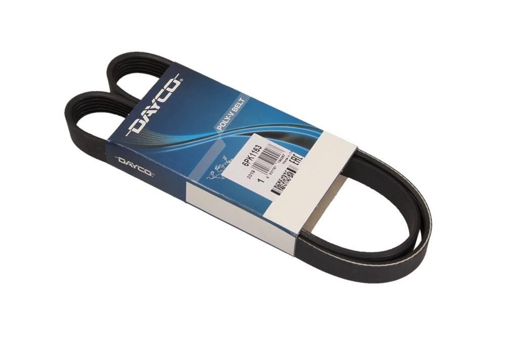 Aux belt Mini Mini Countryman: 6PK1163 Dayco Poly-V belt