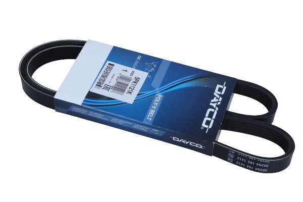 Aux belt Volvo S80: 5PK1121K Dayco Poly-V belt 5PK1121