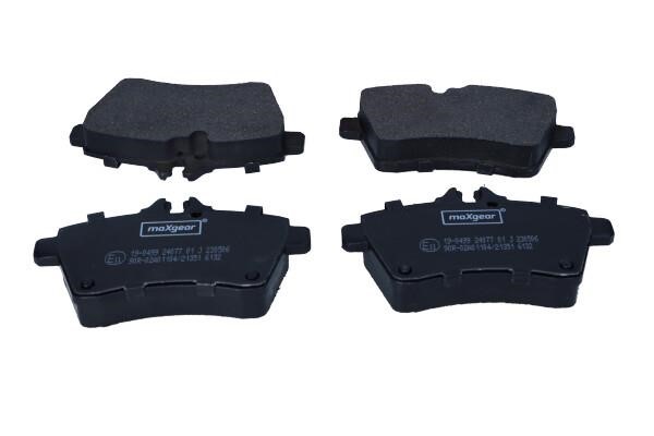 Brake pad kit Mercedes B-Class: 190499 Maxgear Brake pad set