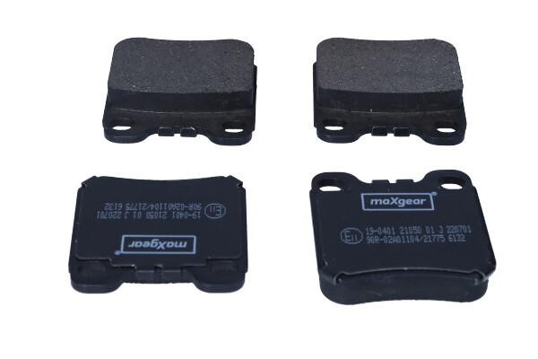 Brake pad Opel Calibra A: 190401 Maxgear Brake pad set