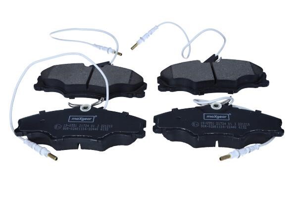 Brake pad Peugeot 406: 190551 Maxgear Brake pad set