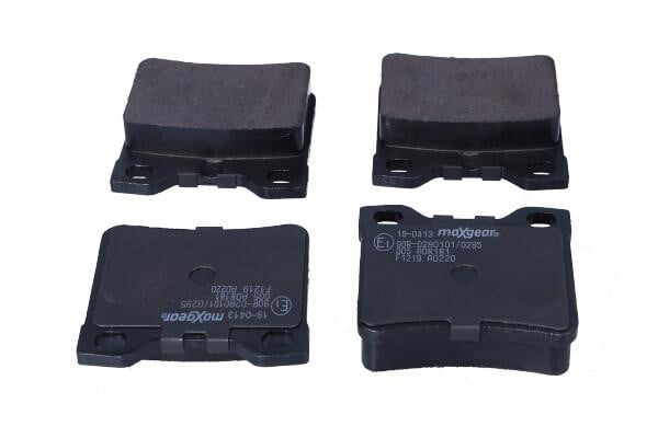 Disc brake pad set Peugeot 607: 190413 Maxgear Brake pad set