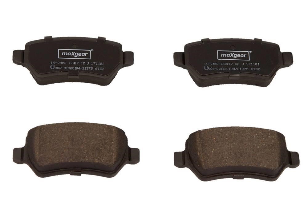 190450 Maxgear Brake pad set