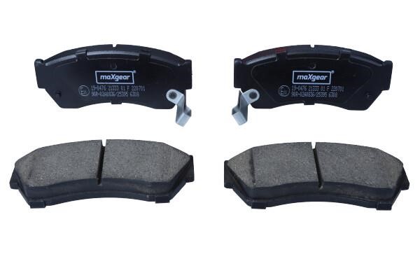 Brake pad kit Suzuki Alto: 190476 Maxgear Brake pad set