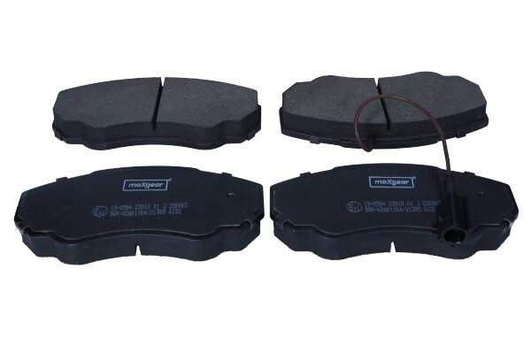 Brake pad kit Peugeot Boxer: 190594 Maxgear Brake pad set