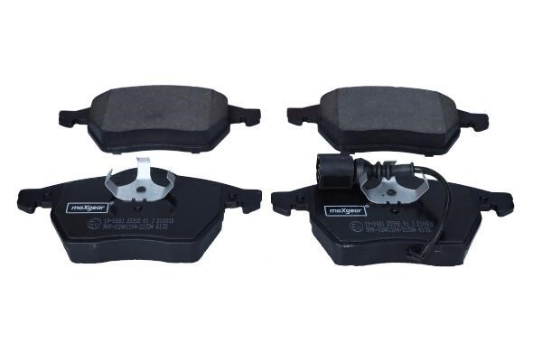 Disc brake pad set Volkswagen Vento: 190661 Maxgear Brake pad set