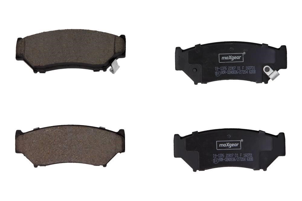 Brake pad kit Suzuki Vitara: 191376 Maxgear Brake pad set