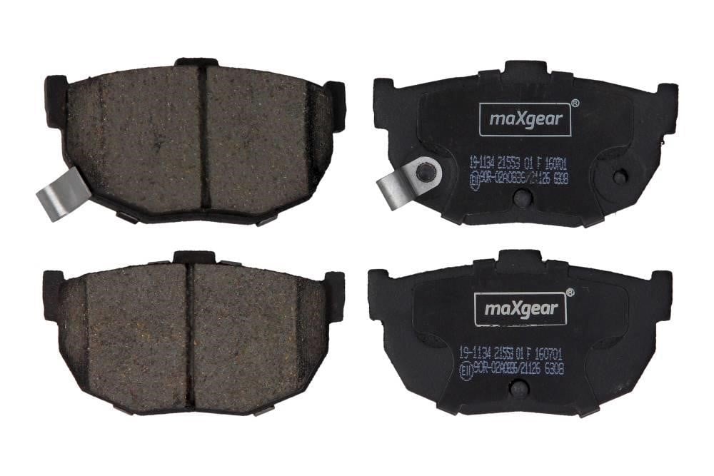Brake pad kit JAC: 191134 Maxgear Brake pad set