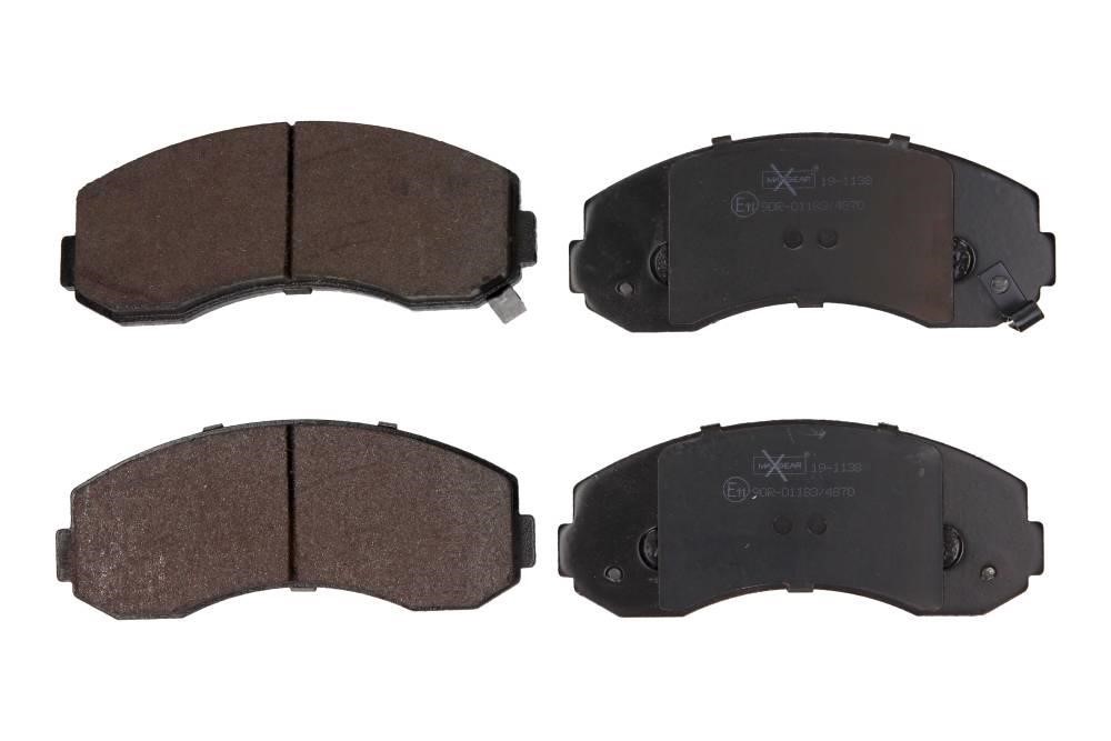Brake system parts KIA Bongo (Kia Bongo): 191138 Maxgear Brake pad set