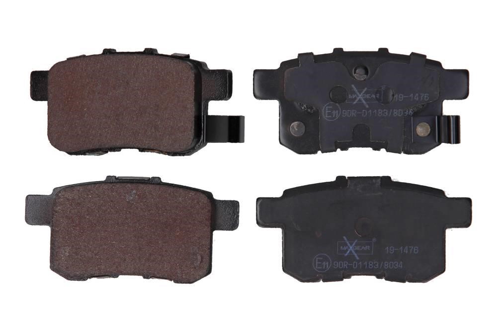 Brake pad Acura TSX: 191476 Maxgear Brake pad set