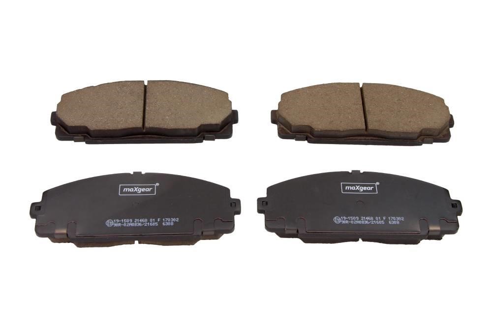Disc brake pad set Toyota Dyna: 191509 Maxgear Brake pad set