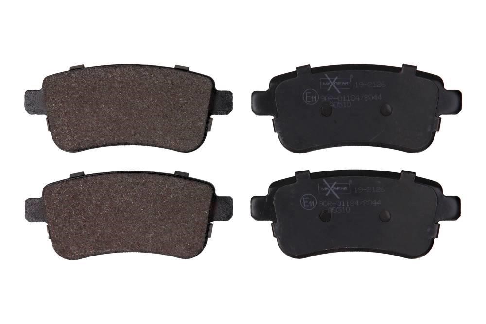 Brake pad Samsung SM3: 192126 Maxgear Brake pad set