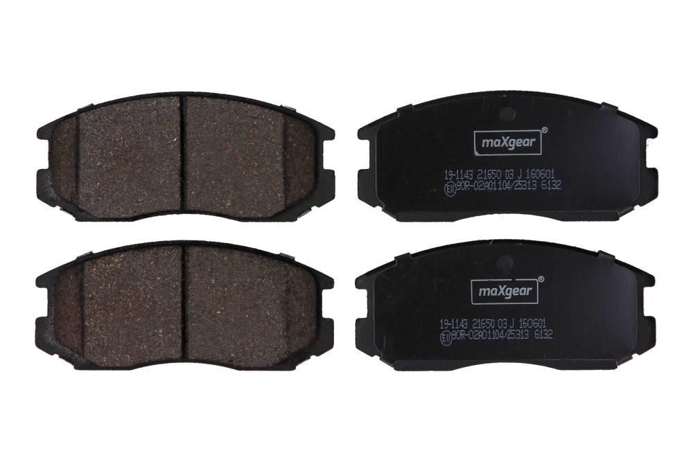 Disc brake pad set Proton Gen 2: 191143 Maxgear Brake pad set