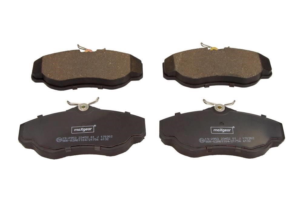 Brake pad kit Land Rover Discovery: 192953 Maxgear Brake pad set