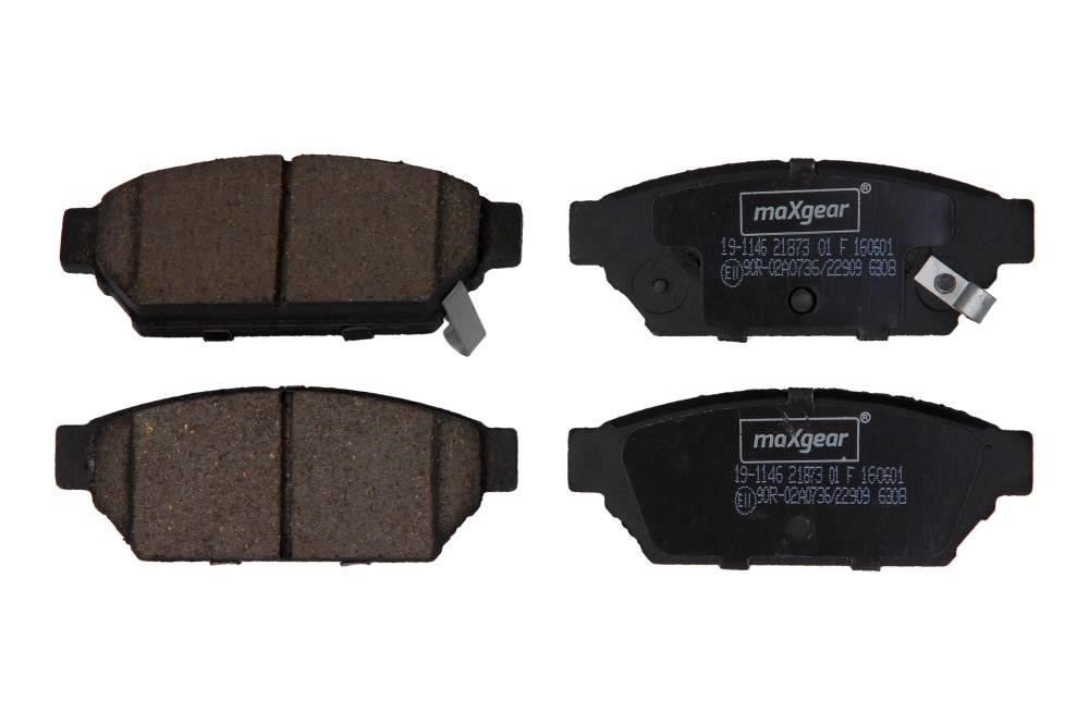 Brake pad Proton Gen 2: 191146 Maxgear Brake pad set