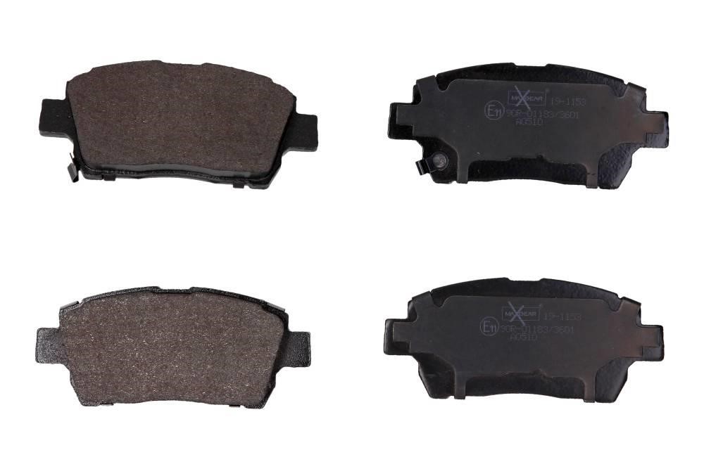 Brake pad kit Geely GC6: 191153 Maxgear Brake pad set