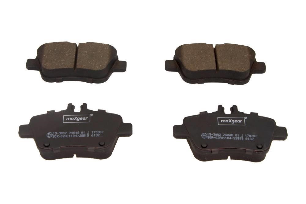 Brake pad Mercedes GLA-Class: 193002 Maxgear Front disc brake pads, set