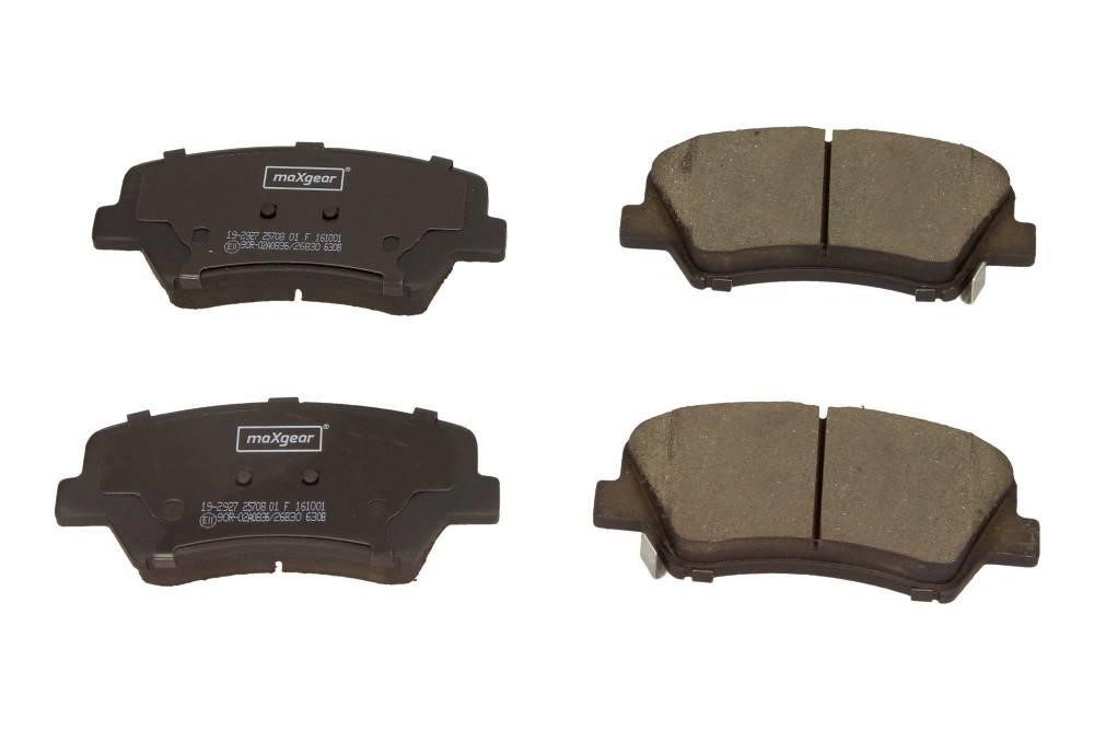 Disc brake pad set KIA Soul (Kia Soul): 192927 Maxgear Brake pad set