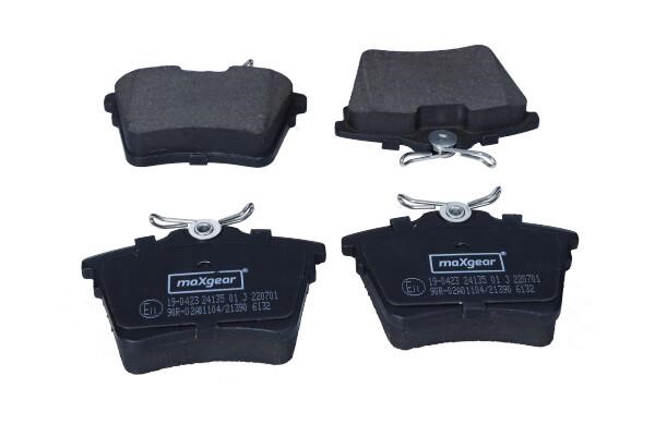 Brake pad kit Peugeot 607: 190423 Maxgear Brake pad set