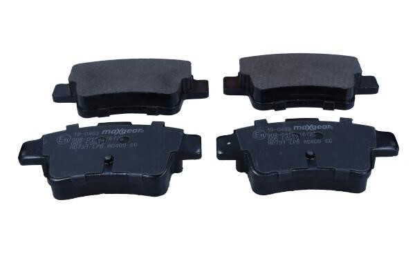 Disc brake pad set Opel Corsa D: 190463 Maxgear Brake pad set
