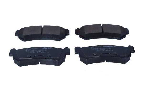 Brake pad kit Daewoo Lacetti: 190467 Maxgear Brake pad set