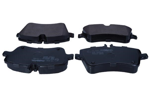 Disc brake pad set Mercedes SLK: 190561 Maxgear Brake pad set