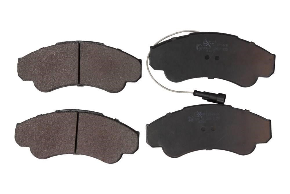 Brake pad kit Peugeot Boxer: 190668 Maxgear Brake pad set