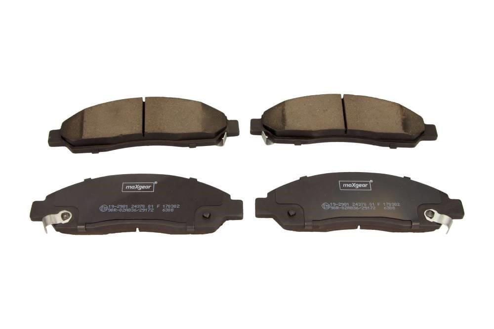 Brake pad kit Great Wall Hover H6: 192981 Maxgear Brake pad set