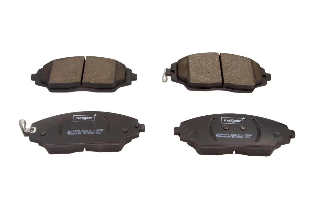 Brake pad kit Chevrolet Cobalt: 193053 Maxgear Brake pad set