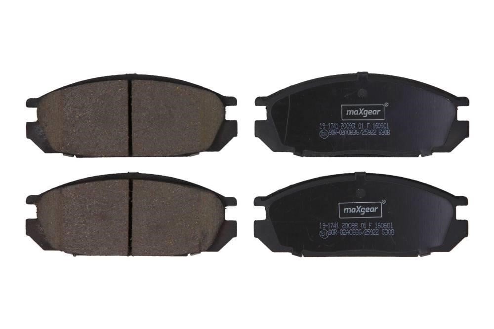 Brake pad kit Nissan Vanette: 191741 Maxgear Brake pad set
