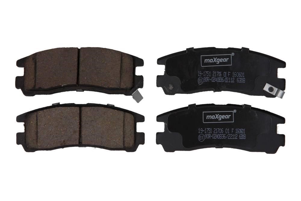 Brake pad Chrysler Sebring: 191751 Maxgear Brake pad set