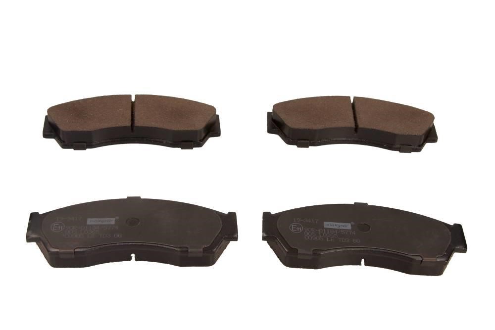 Brake system parts Tata Indigo: 193417 Maxgear Brake pad set