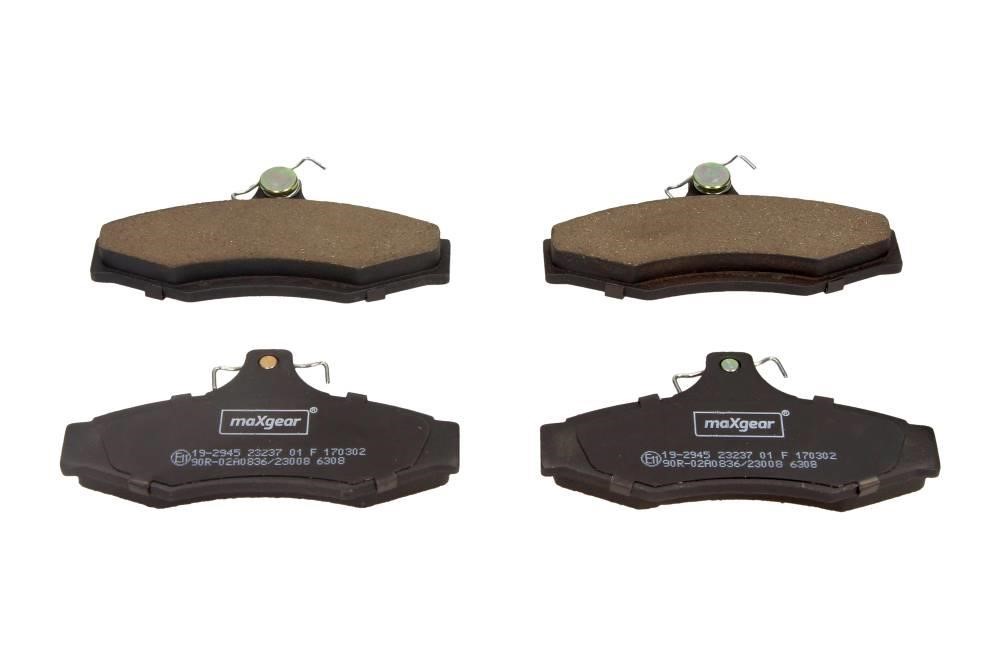 Brake pad kit Daewoo Orion: 192945 Maxgear Rear brake pad set