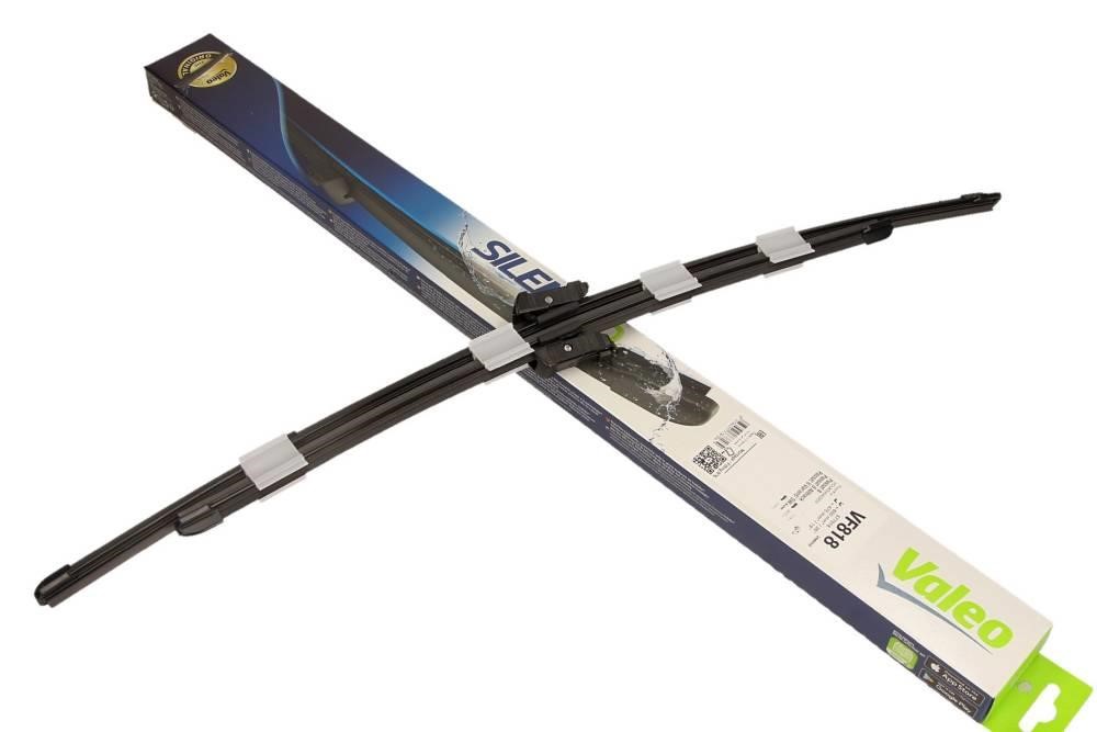 Window wipers Lamborghini: 577818 Valeo Frameless Wiper Blades Set Valeo Silencio Flat 650/475
