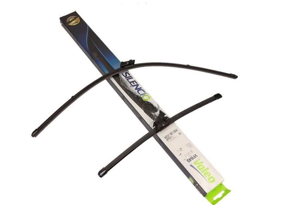 577845 Valeo Frameless Wiper Blades Set Valeo Silencio Flat 650/400