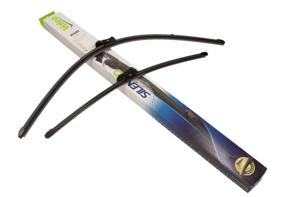 Window wipers Fiat Talento: 577849 Valeo Frameless Wiper Blades Set Valeo Silencio Flat 650/475