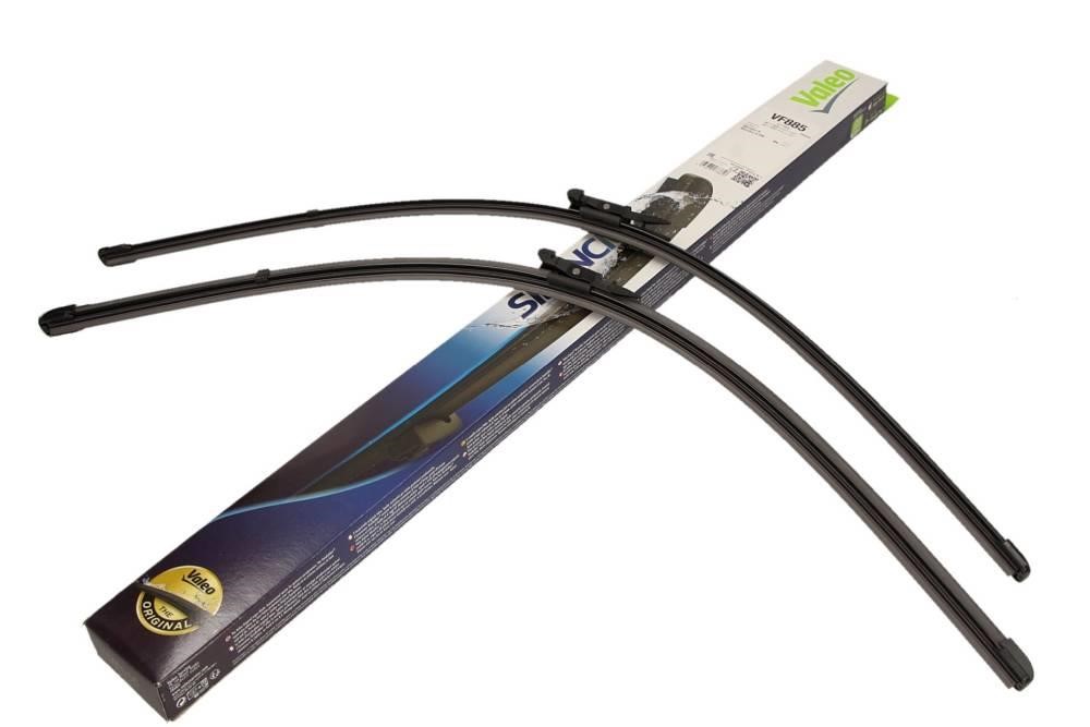 577885 Valeo Frameless Wiper Blades Set Valeo Silencio Flat 680/680
